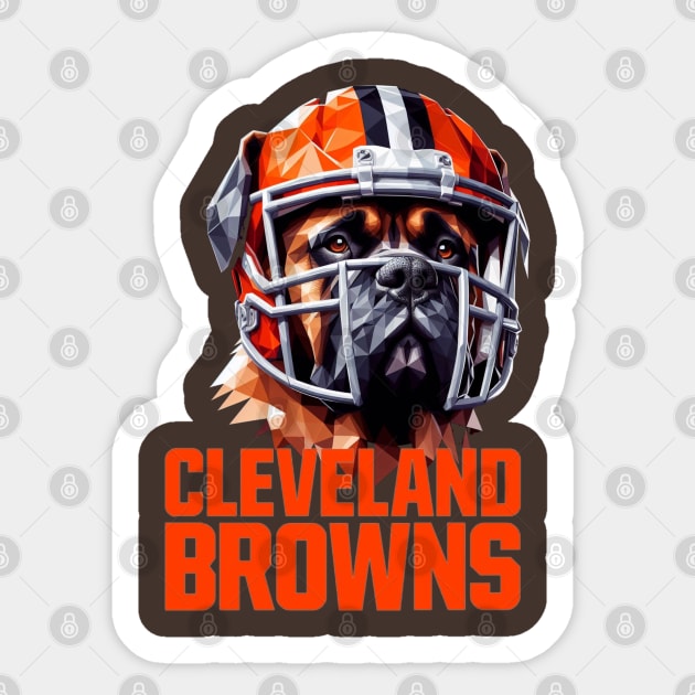 Cleveland Browns Sticker by fadinstitute